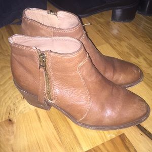 j.crew brown booties